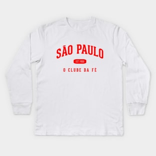 Sao Paulo Kids Long Sleeve T-Shirt